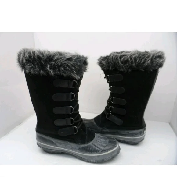 Northside Katsura Waterproof Fur-Lined Winter Boots Black Size 7 - Picture 9 of 11